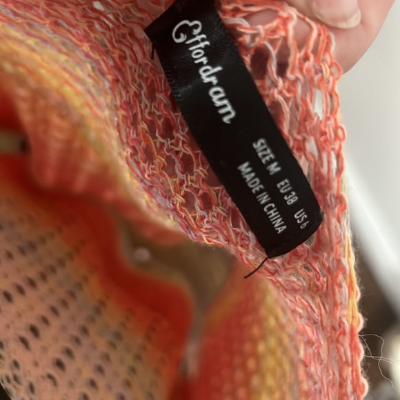 Crotchet multi color top - Picture 3 of 5